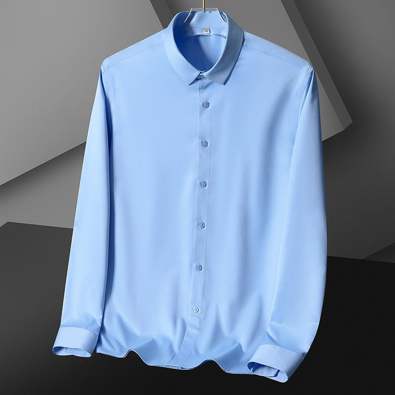 Business High - end Ice Silk Shirt - AmiraMart