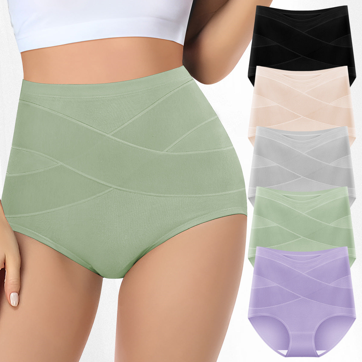 Women's High Waisted Tummy Tuck Hip Lifting Shaping Pants - AmiraMart