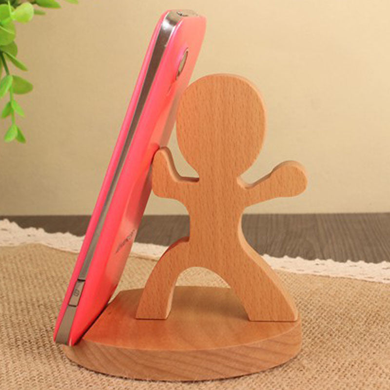 Creative Mobile Phone Toma Back with Coin Beech Wood - AmiraMart
