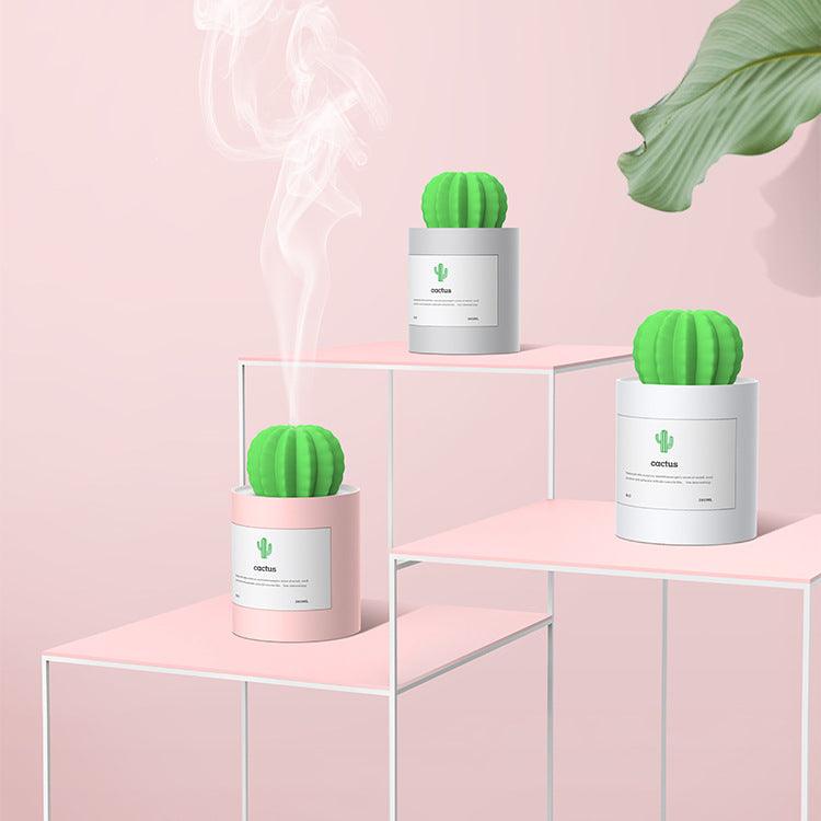 Cactus Ultrasonic Aroma Essential Oil Diffuser - AmiraMart