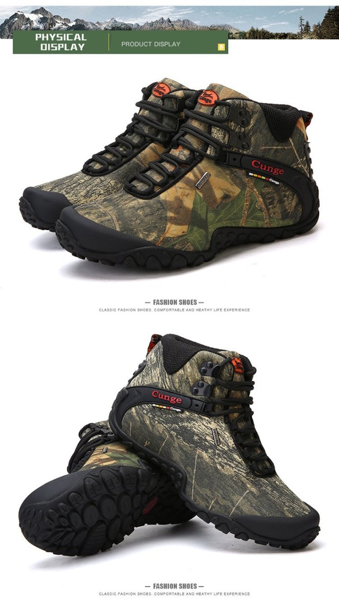 Camouflage Outdoor Climbing Boots - AmiraMart