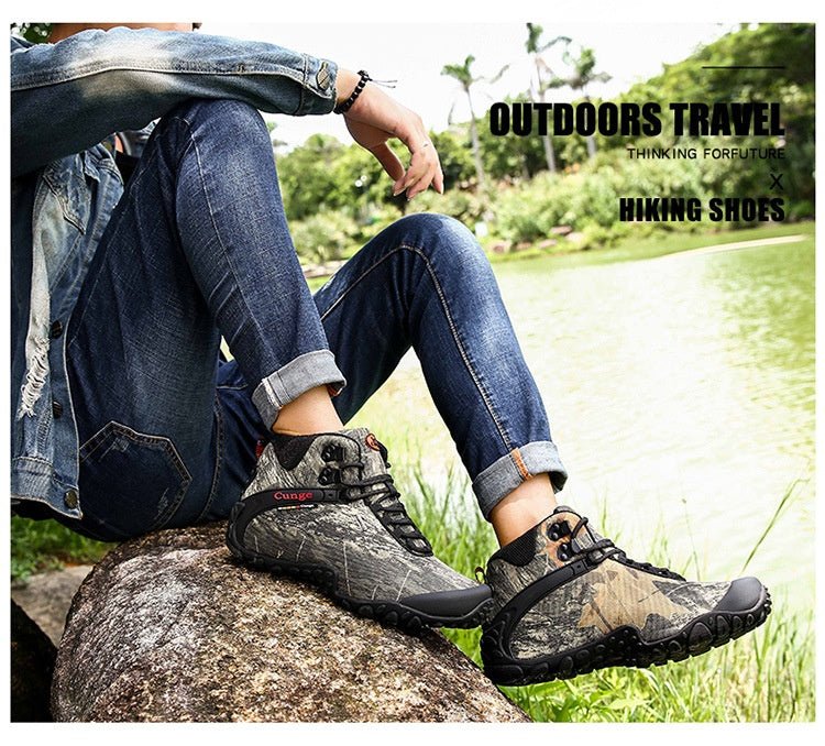 Camouflage Outdoor Climbing Boots - AmiraMart