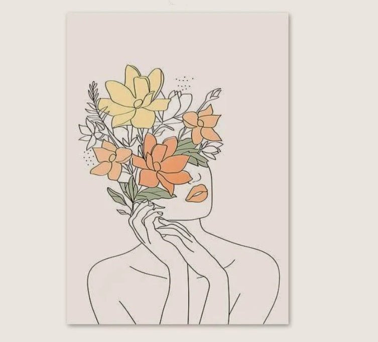 Canvas Simple Modern Wall Art Frameless - AmiraMart