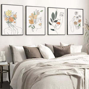 Canvas Simple Modern Wall Art Frameless - AmiraMart