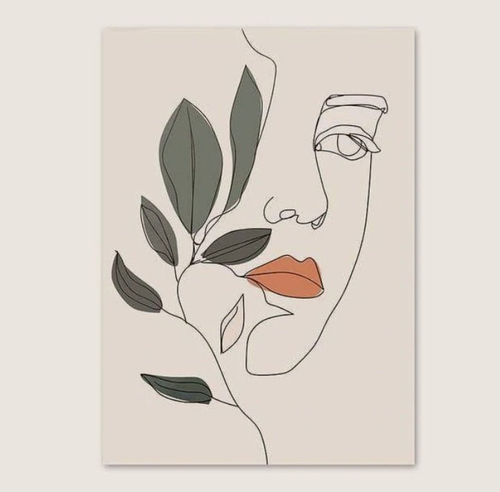 Canvas Simple Modern Wall Art Frameless - AmiraMart
