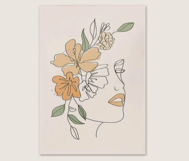Canvas Simple Modern Wall Art Frameless - AmiraMart