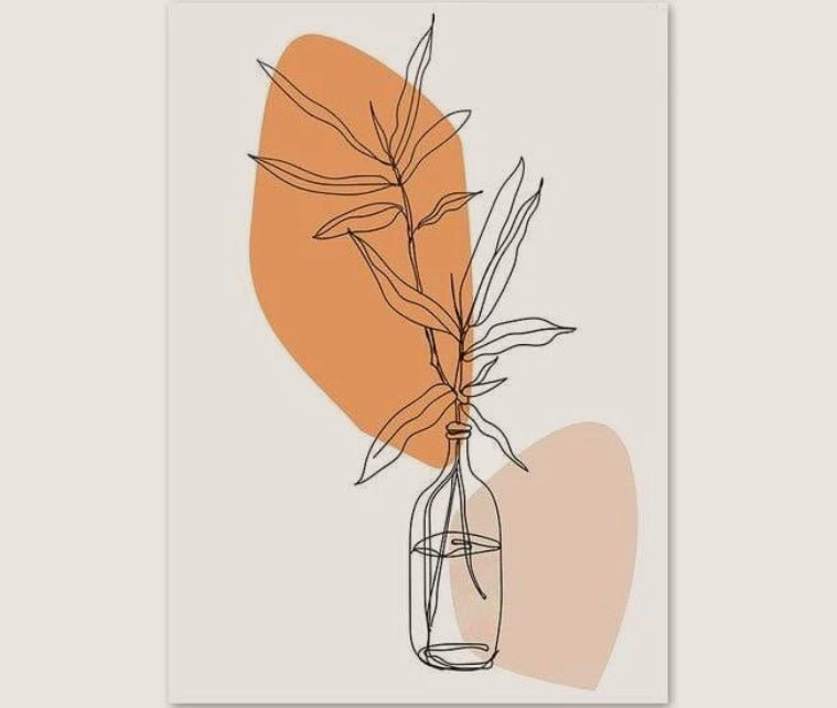 Canvas Simple Modern Wall Art Frameless - AmiraMart