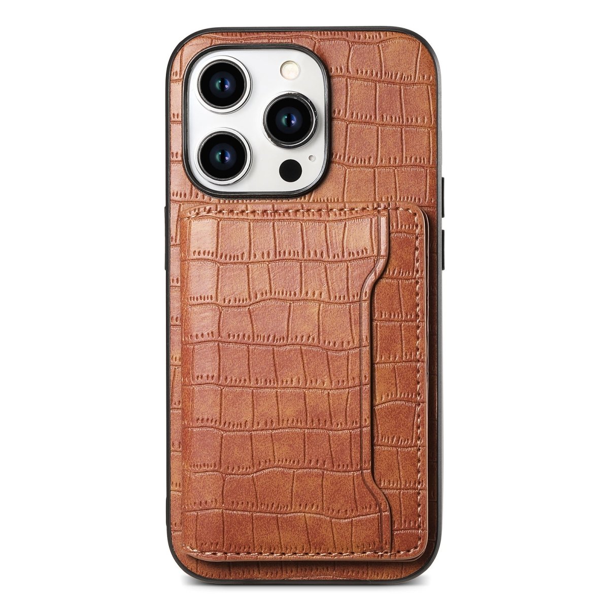Card Pattern Leather Phone Case - AmiraMart