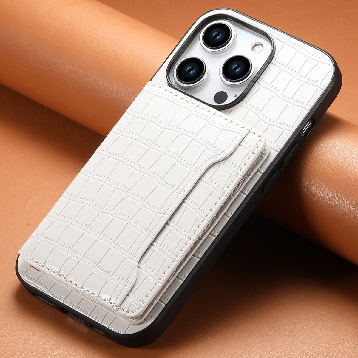Card Pattern Leather Phone Case - AmiraMart