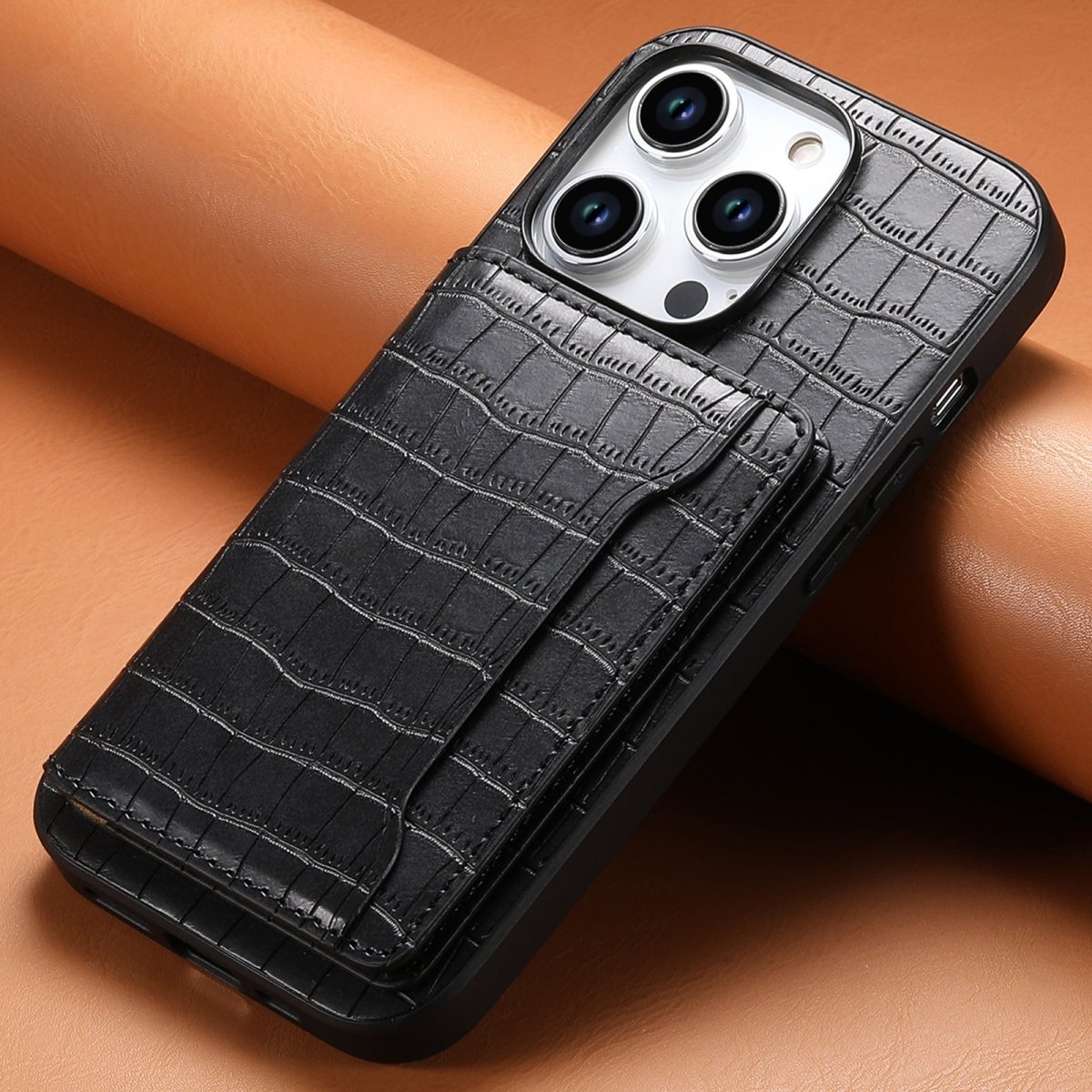 Card Pattern Leather Phone Case - AmiraMart