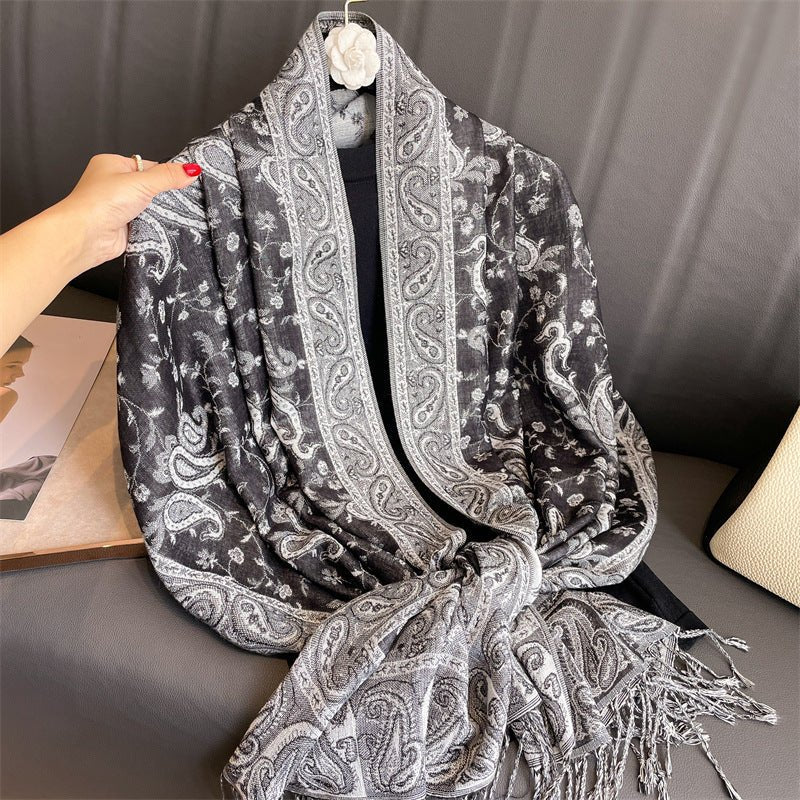 Women's Printed Warm Scarf - AmiraMart