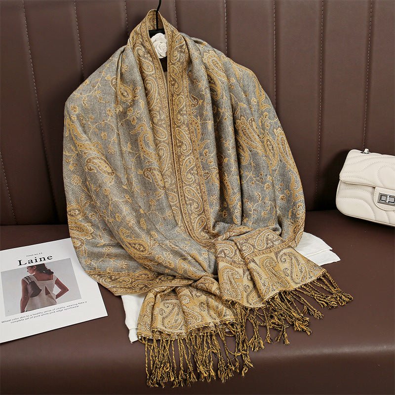 Women's Printed Warm Scarf - AmiraMart