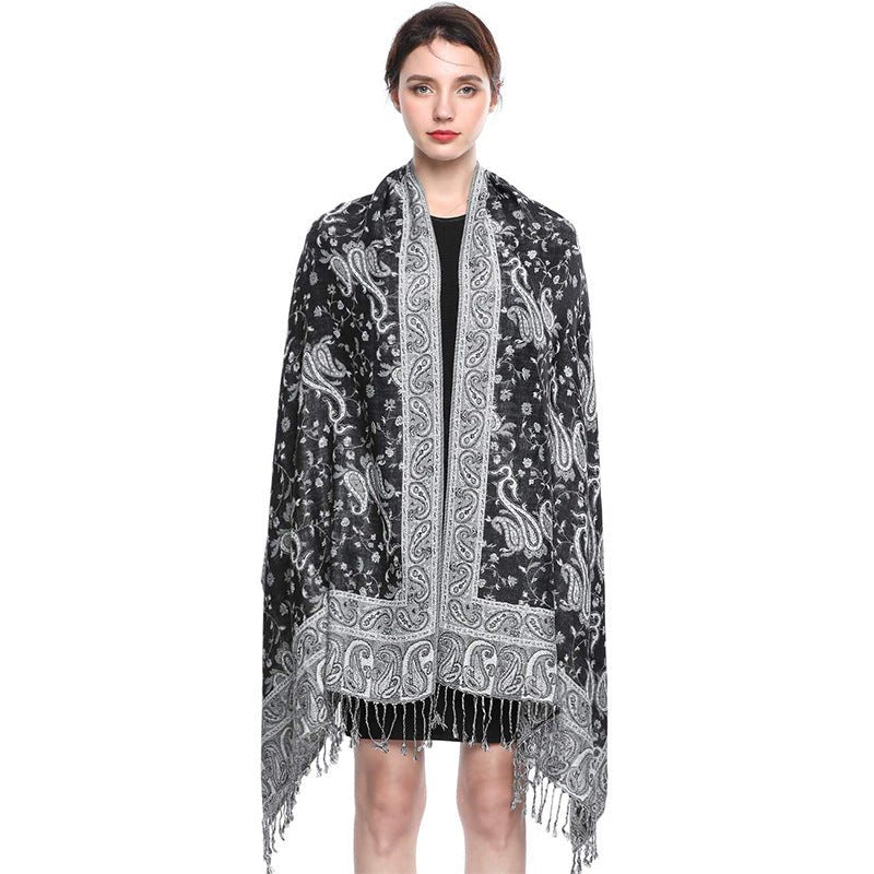 Women's Printed Warm Scarf - AmiraMart