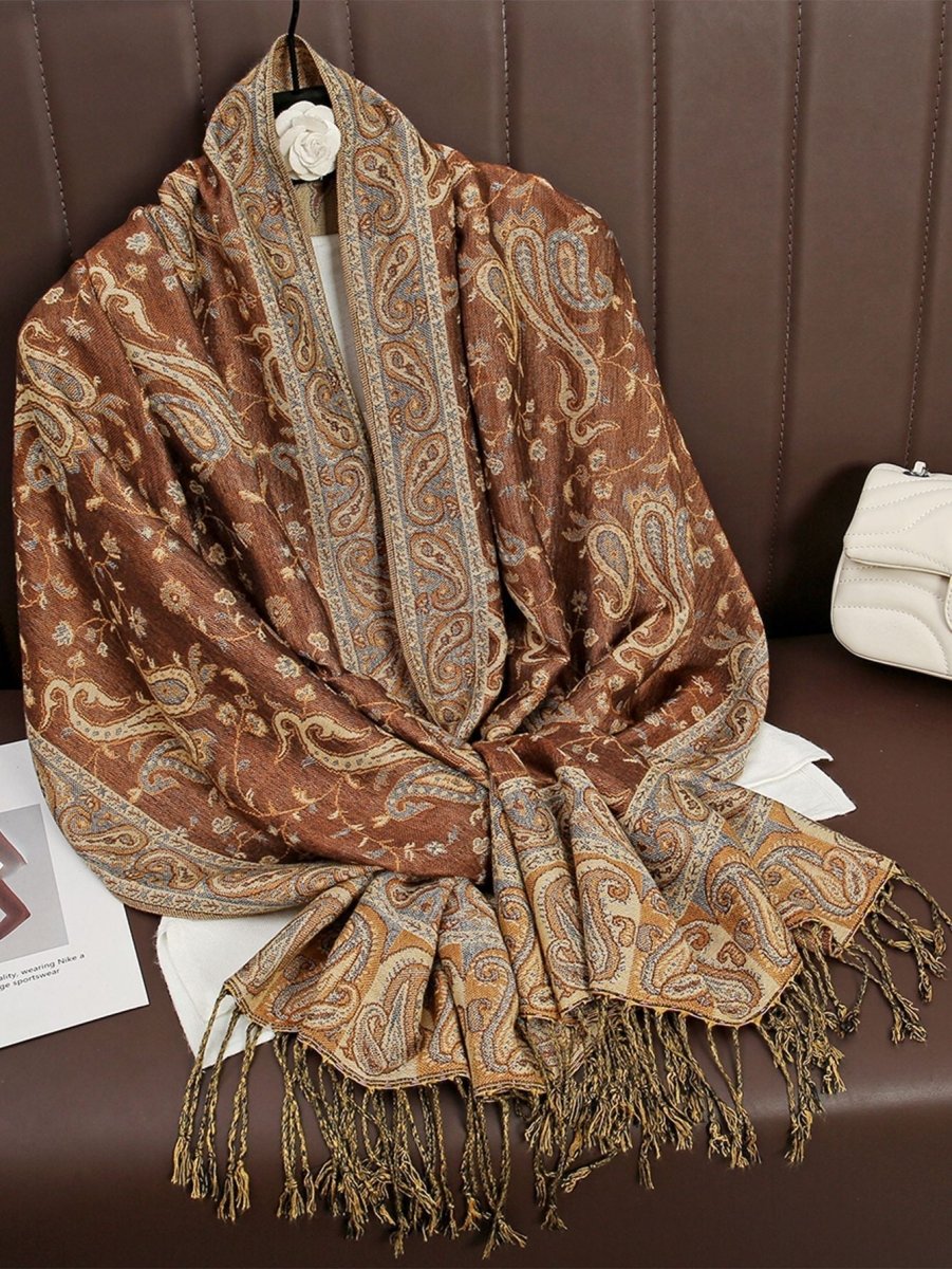 Women's Printed Warm Scarf - AmiraMart