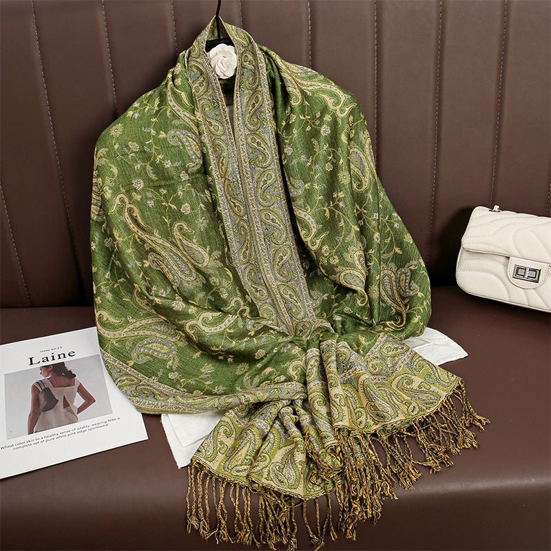Women's Printed Warm Scarf - AmiraMart