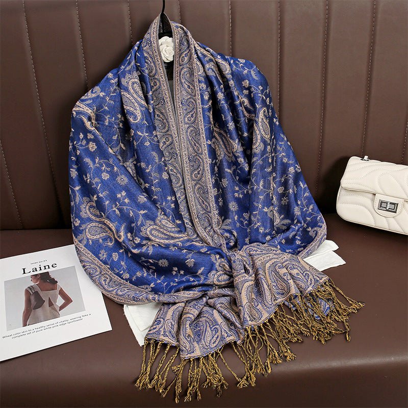 Women's Printed Warm Scarf - AmiraMart