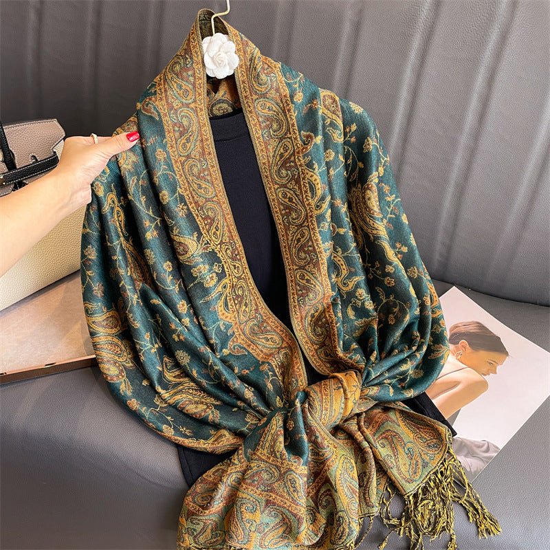 Women's Printed Warm Scarf - AmiraMart