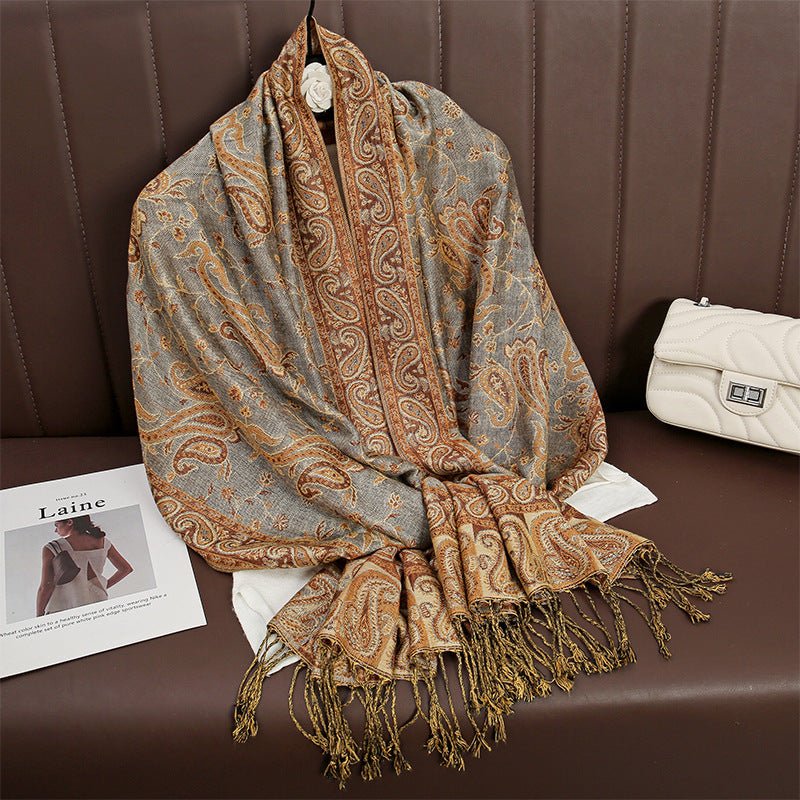 Women's Printed Warm Scarf - AmiraMart