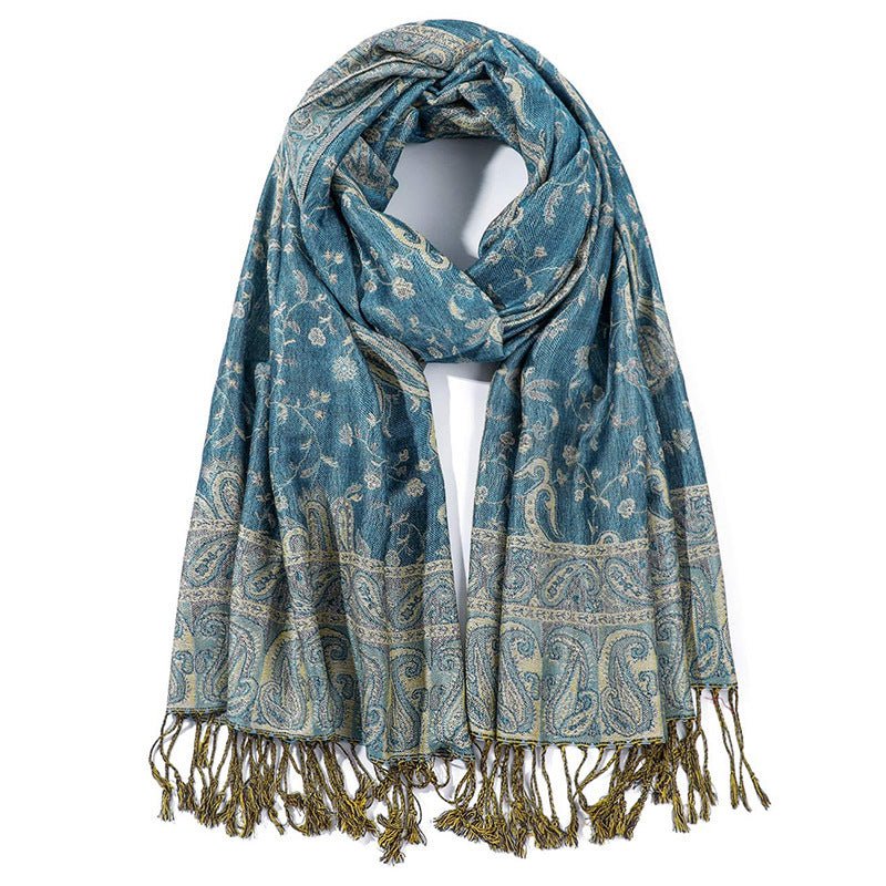 Women's Printed Warm Scarf - AmiraMart