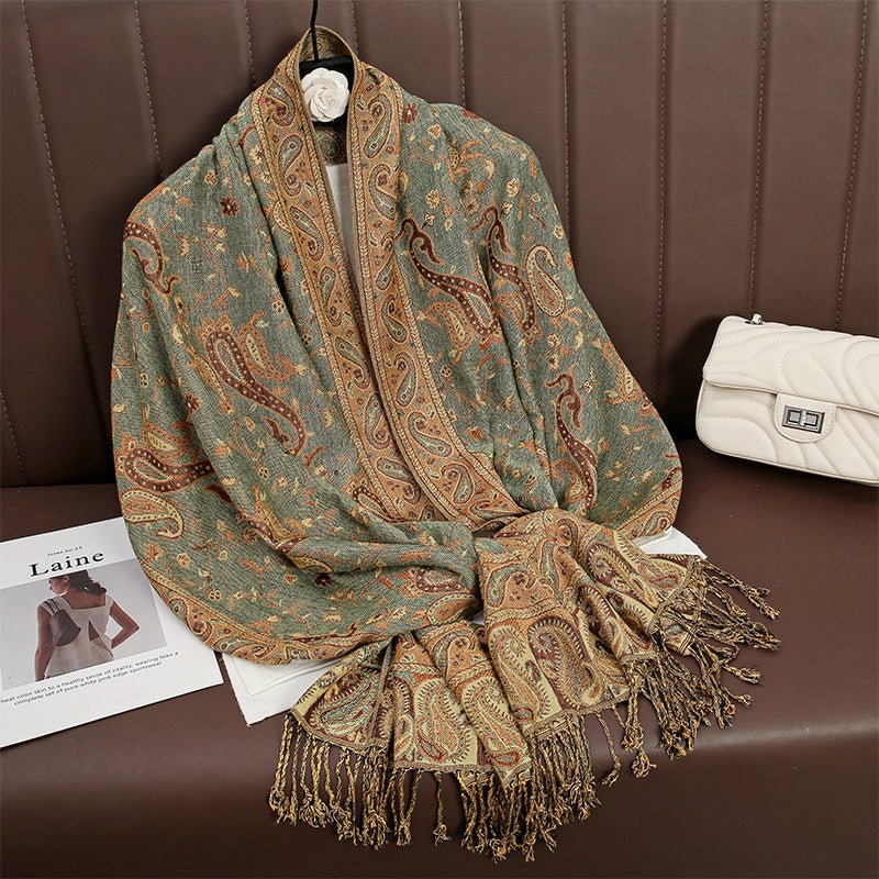 Women's Printed Warm Scarf - AmiraMart