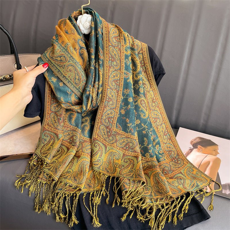 Women's Printed Warm Scarf - AmiraMart