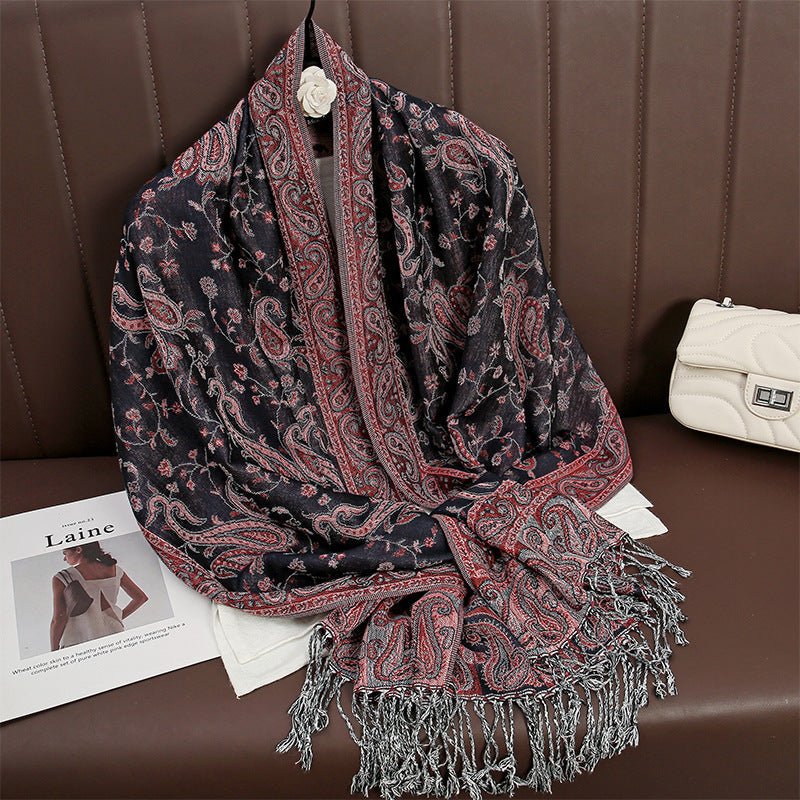 Women's Printed Warm Scarf - AmiraMart