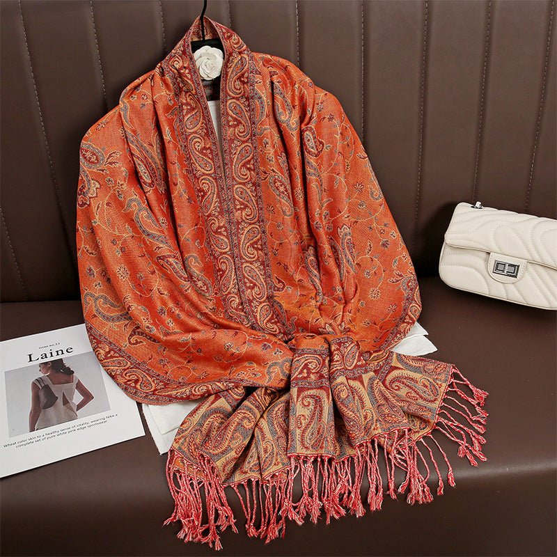 Women's Printed Warm Scarf - AmiraMart