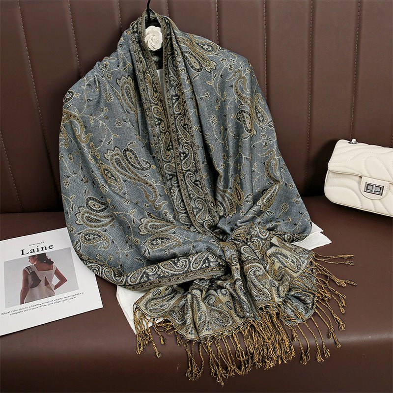 Women's Printed Warm Scarf - AmiraMart