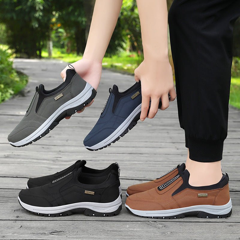 Casual Breathable One Pedal Mesh Shoes - AmiraMart