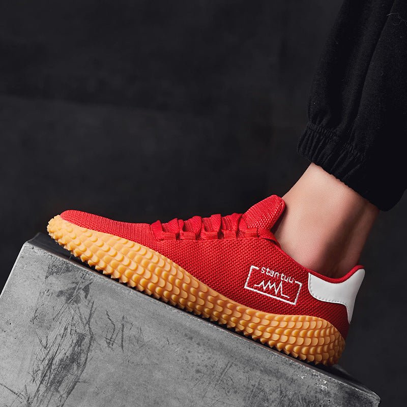Casual Shoes Male Couple Fashion Sports Style Single Shoes Non - Slip Wear - Resistant Korean Sports Shoes Men - AmiraMart