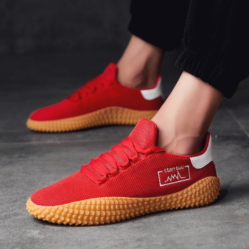 Casual Shoes Male Couple Fashion Sports Style Single Shoes Non - Slip Wear - Resistant Korean Sports Shoes Men - AmiraMart