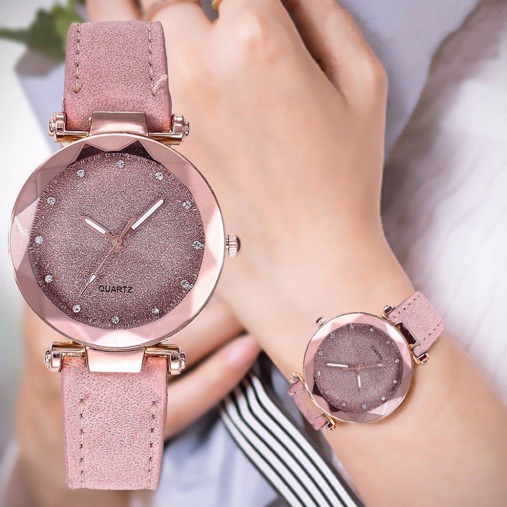 Casual Women Romantic Starry Sky Wrist Watch - AmiraMart