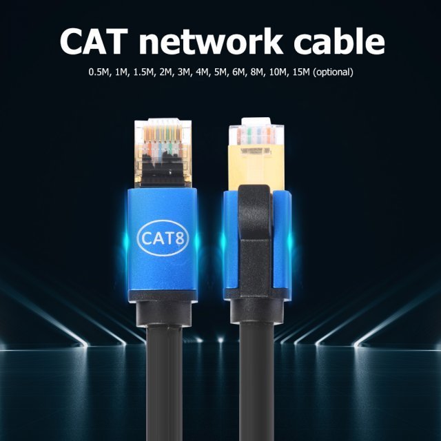 Cat 8 Ethernet Cable – 40Gbps STP, RJ45, Ultra - High Speed - AmiraMart