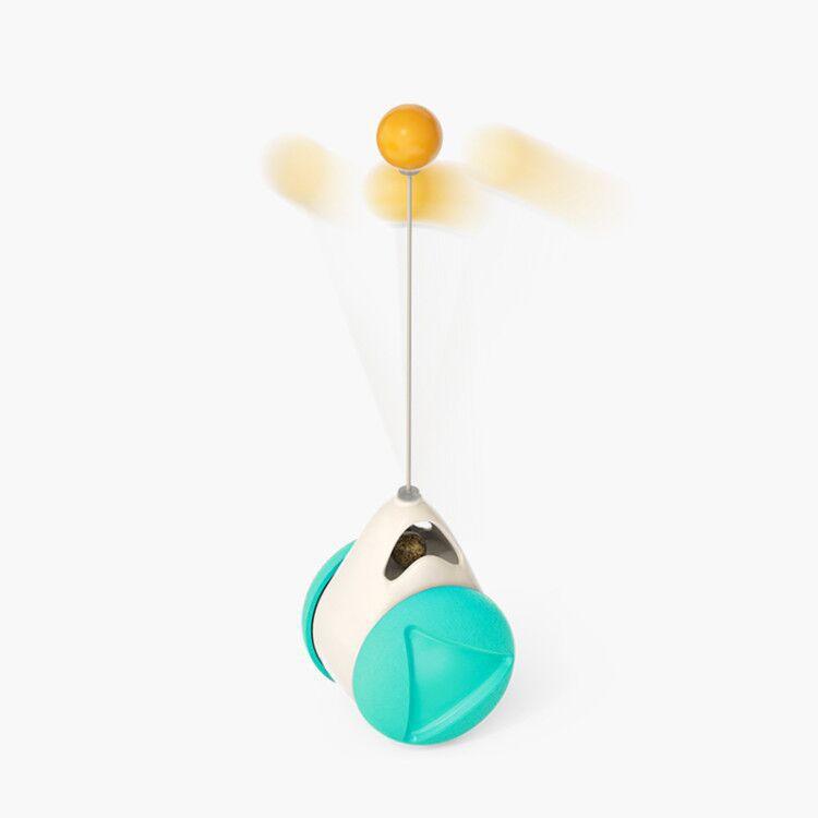 Cat Rotating Windmill Multi - Function Toys Itch Scratching Device Teeth Shining Toy - AmiraMart