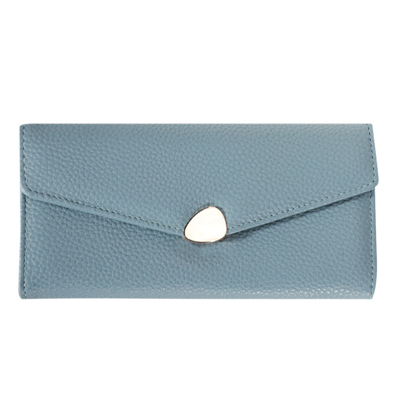 Women's Lychee-pattern Clutch Wallet - AmiraMart