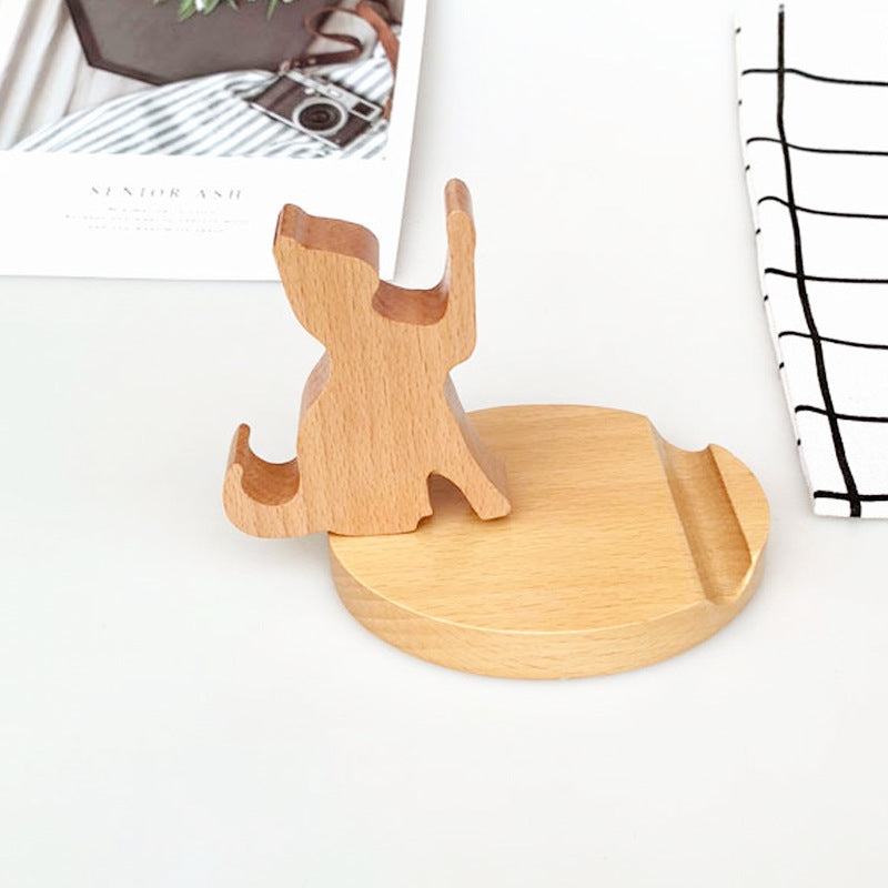Creative Mobile Phone Toma Back with Coin Beech Wood - AmiraMart