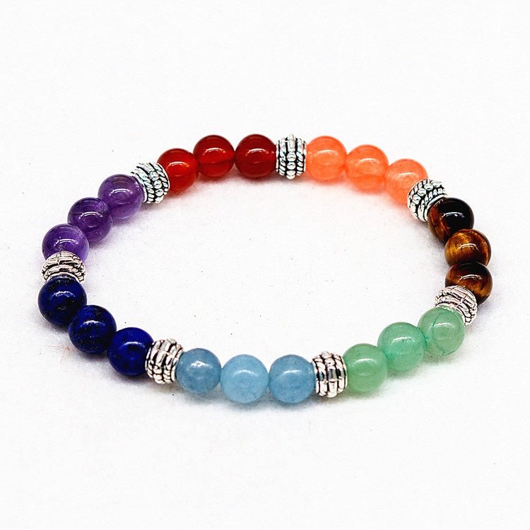 Chakra Energy Bracelet – Natural Stone & Colorful - AmiraMart