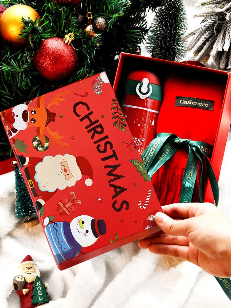 Christmas Female Thermos Cup Gift Box Set - AmiraMart