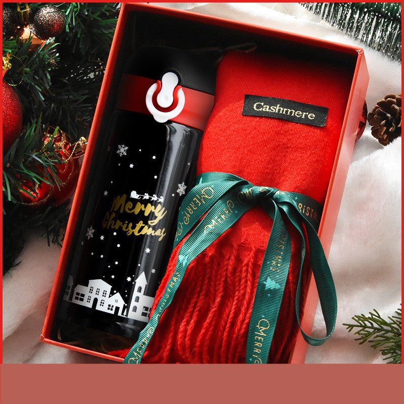 Christmas Female Thermos Cup Gift Box Set - AmiraMart