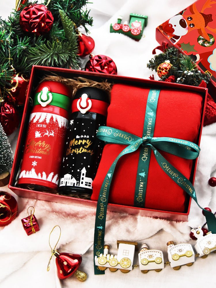 Christmas Female Thermos Cup Gift Box Set - AmiraMart