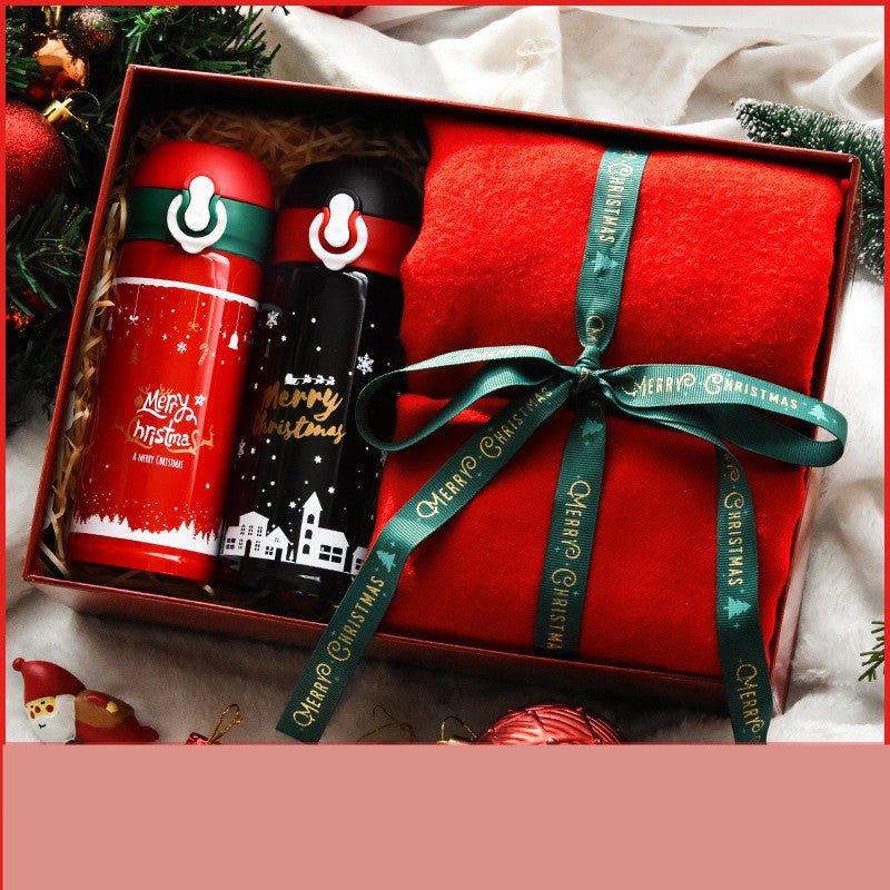 Christmas Female Thermos Cup Gift Box Set - AmiraMart