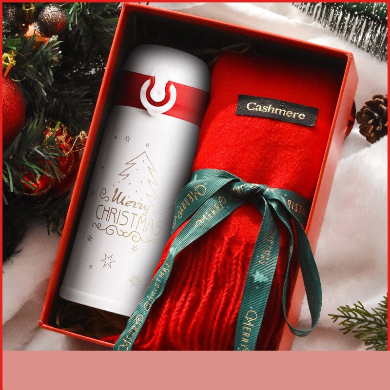 Christmas Female Thermos Cup Gift Box Set - AmiraMart