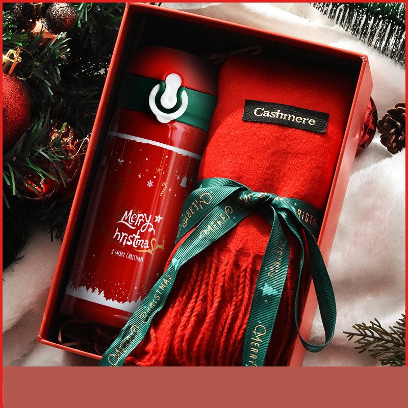 Christmas Female Thermos Cup Gift Box Set - AmiraMart