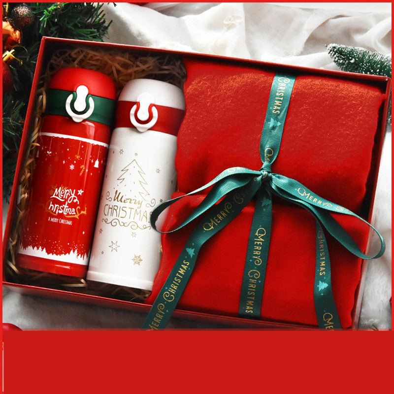 Christmas Female Thermos Cup Gift Box Set - AmiraMart