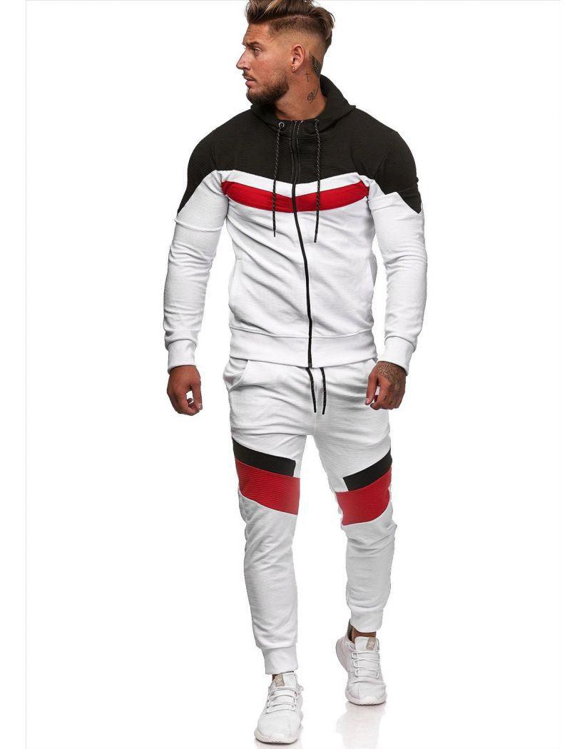 Colorblock Hoodie Sportswear - AmiraMart