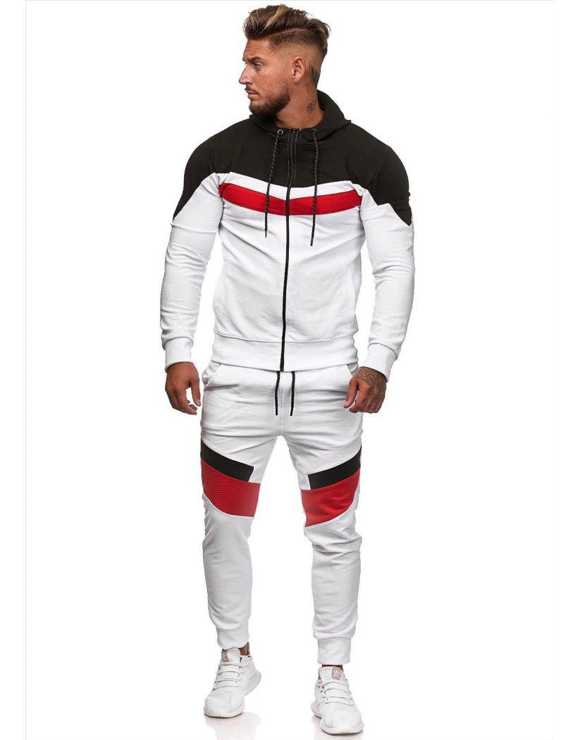 Colorblock Hoodie Sportswear - AmiraMart