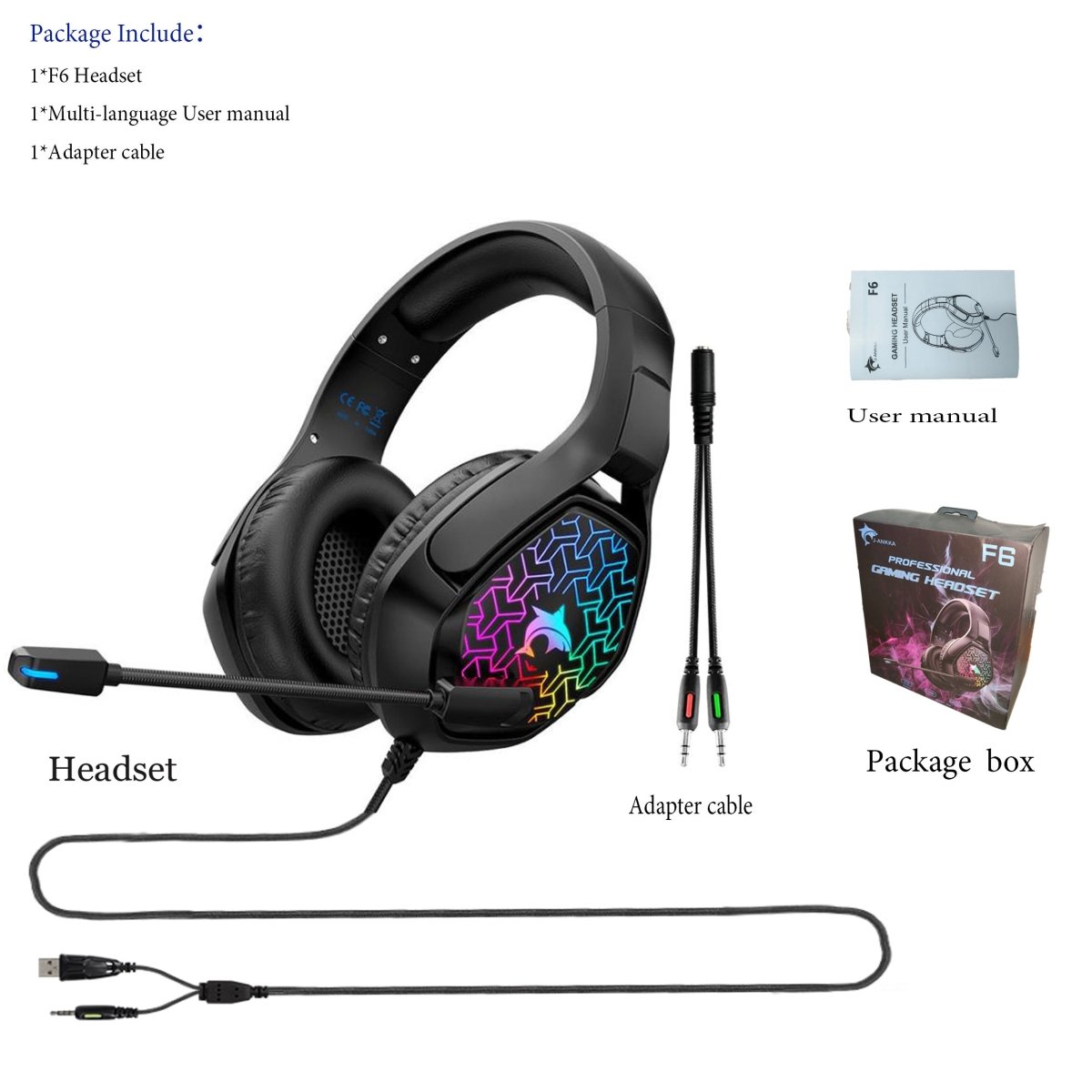 Computer Gaming Headset With Microphone - AmiraMart