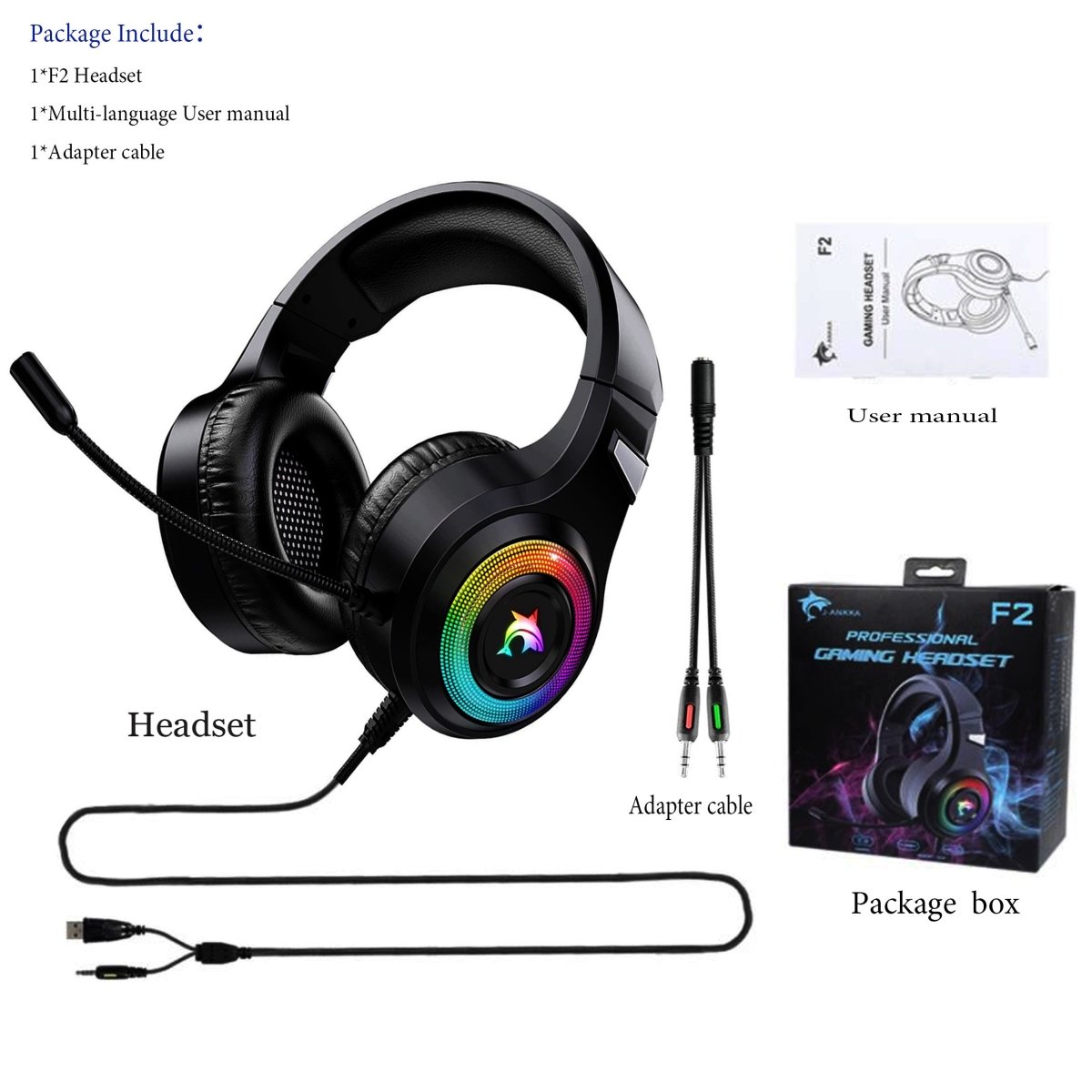 Computer Gaming Headset With Microphone - AmiraMart