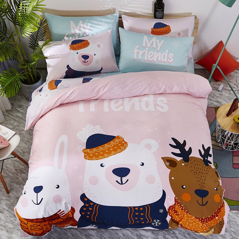 Cotton cartoon bedding - AmiraMart
