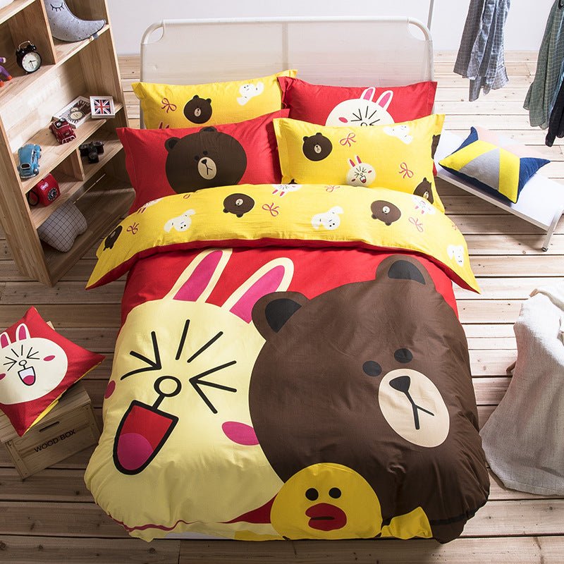 Cotton cartoon bedding - AmiraMart